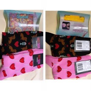 Brand New HotSox and 1 Pair Pedicure Socks